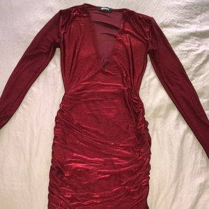 Scarlet V neck Bodycon